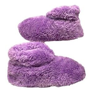 Women’s Easy Spirit Lavender Furry Home Booties
